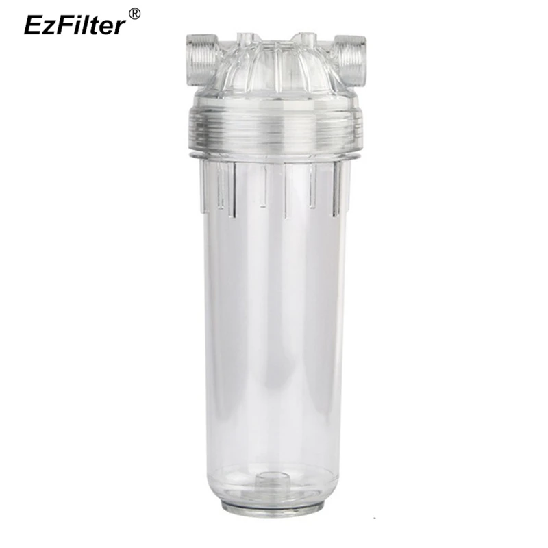 1" прозрачный стандартный корпус фильтра для воды 1/2" NPT для системы обратного осмоса RO