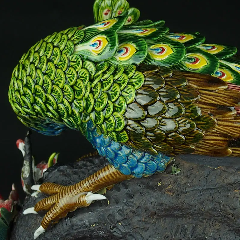 Фарфоровая керамическая статуэтка в народном стиле коллекция китайских