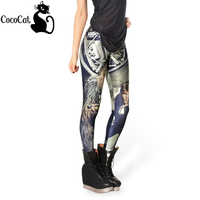 CocoCat 2017 Новый приключения время панк-рок harajuku black milk фитнес Десятых sexy 3d печати