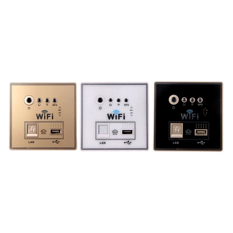 Настенная розетка панель wifi беспроводной маршрутизатор повторитель домашний Интеллектуальный встроенный AP маршрутизатор usb зарядная Розетка wifi повторитель для отеля