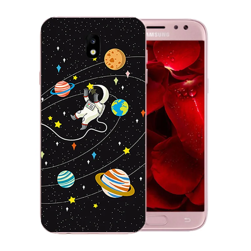 Для Samsung Galaxy J5 2017 чехол для телефона полная Защита силиконовый ледяной узор кожа
