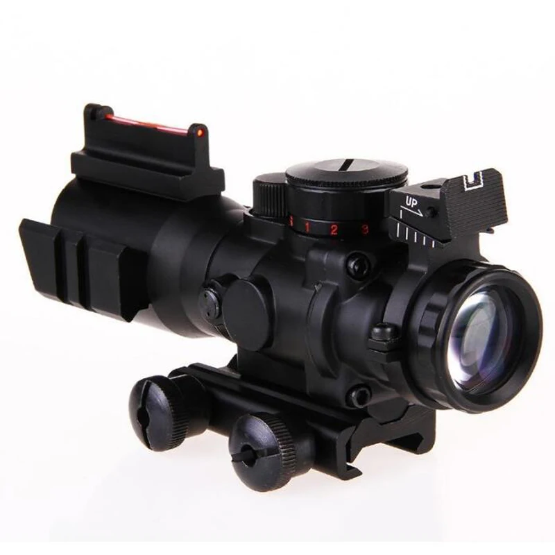 4x32 Acog прицел 20 мм ласточкин хвост рефлекторная Оптика тактический для охотничьей