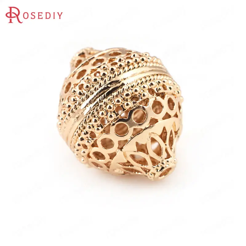 2 шт. бусины для браслета цвета шампанского|spacer beads|brass spacer beadsbrass |