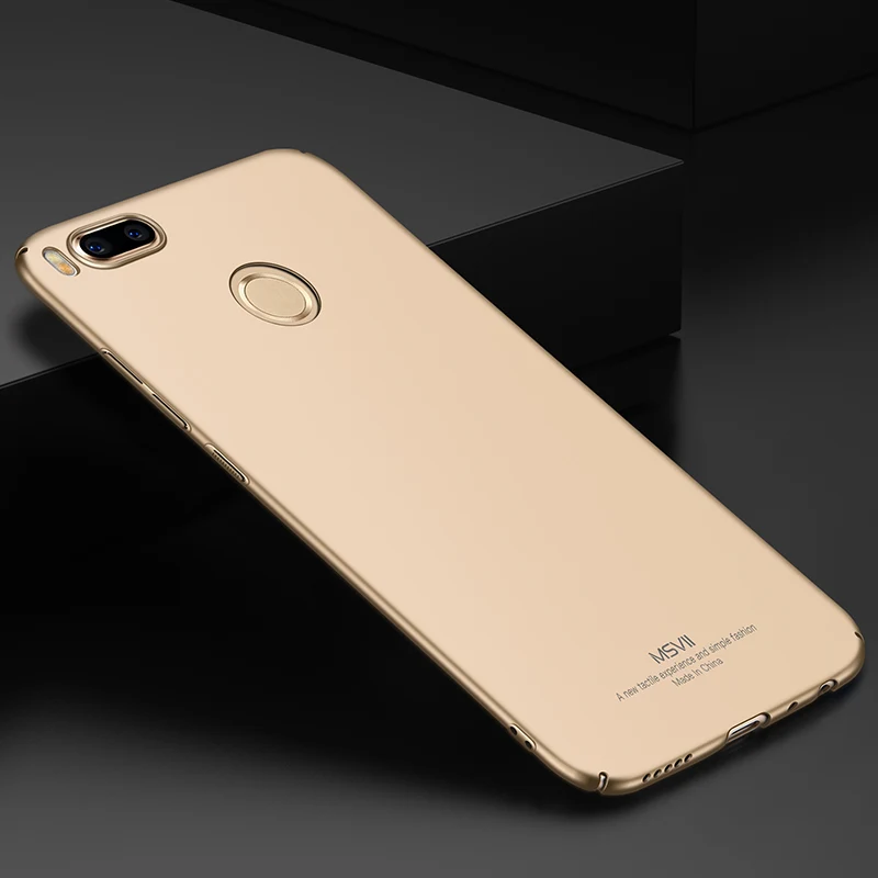 For Xiaomi Mi A1 Case Original MSVII Luxury Ultra Thin Micro scrub PC Hard Cell Phone MiA1 5X Cover Coque |