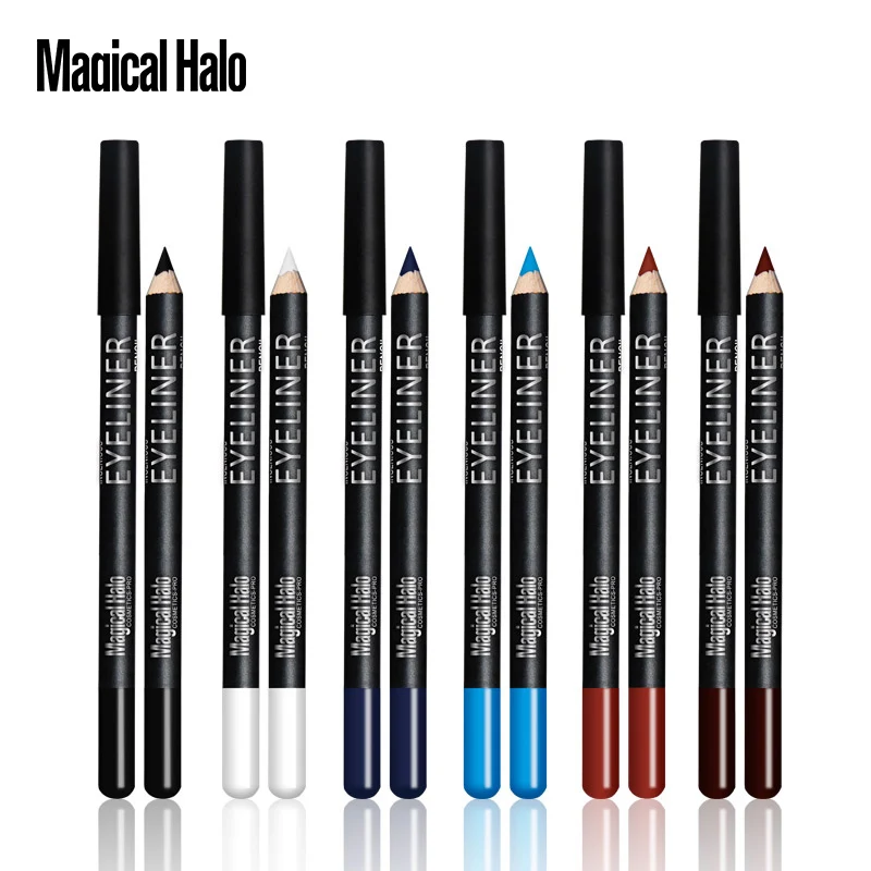 12 шт глаз макияж подводка для карандаш красочные Водонепроницаемый бровей