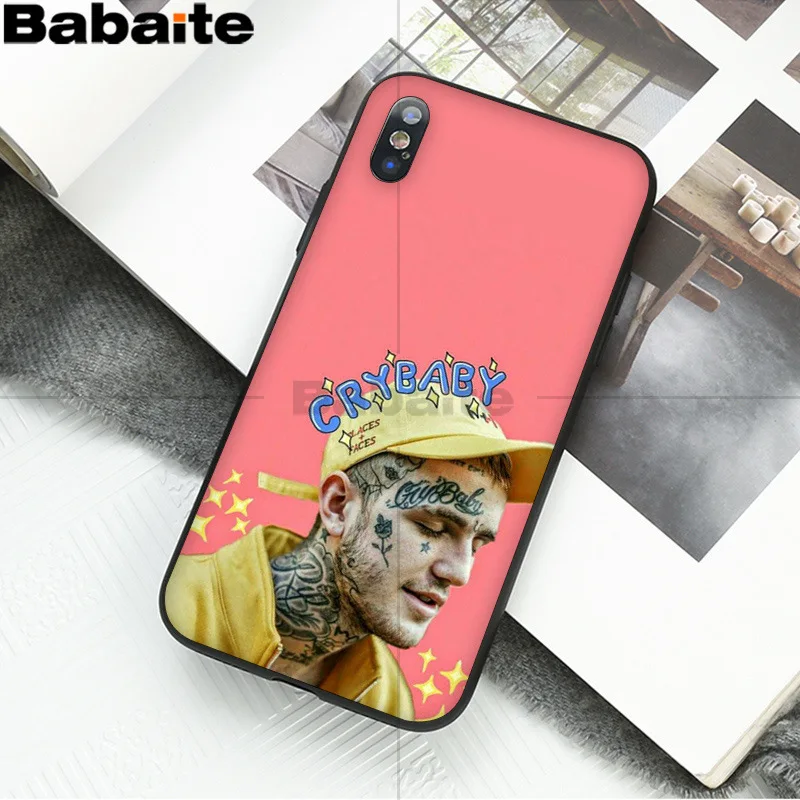 7 Babaite Lil Peep Lil Bo Peep узор ТПУ Мягкие аксессуары для телефонов Чехол для Apple iPhone 8 7 6 6S Plus X XS MAX 5 5S SE XR - Цвет: 7