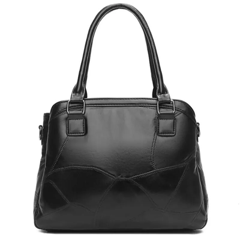 Женская сумка мессенджер из натуральной овечьей кожи саквояж на плечо для