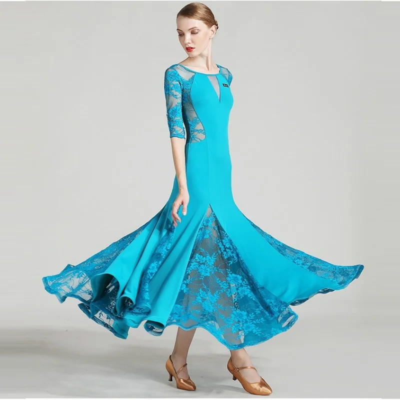 Женское платье для бальных танцев женское современное вальса и Танго