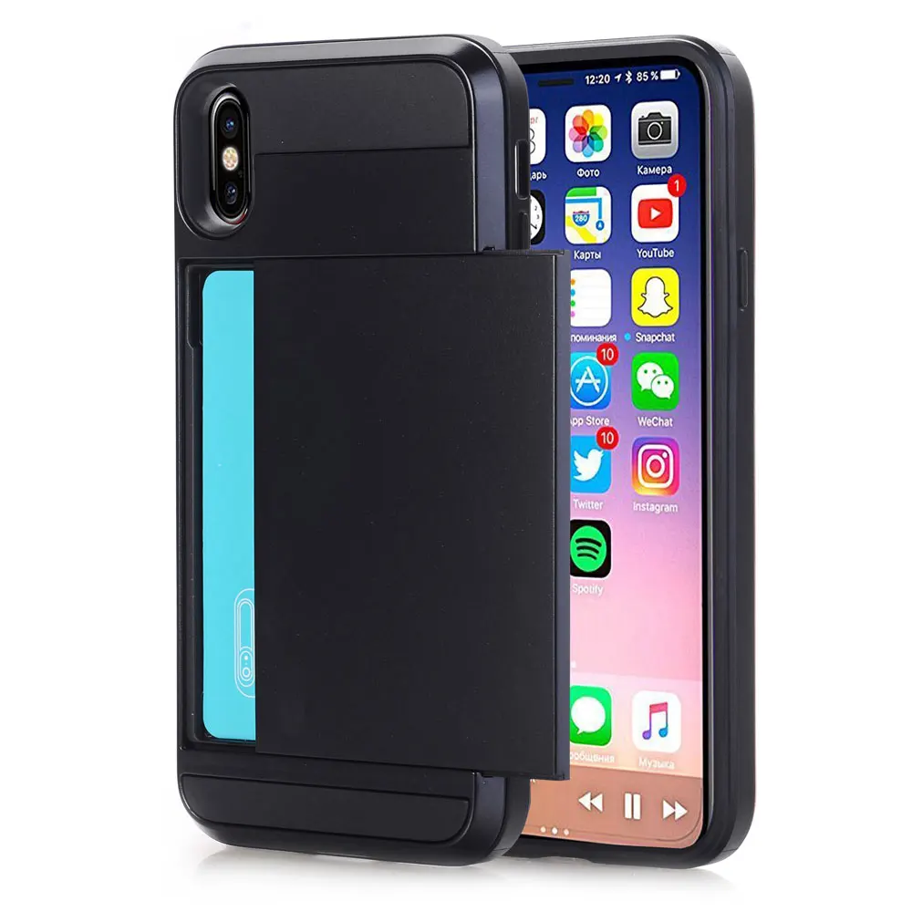 Чехол Olhveitra для iPhone 11 Pro 7 8 6 6S Plus 5 SE защитный чехол Max XR X XS MAX держатель карт