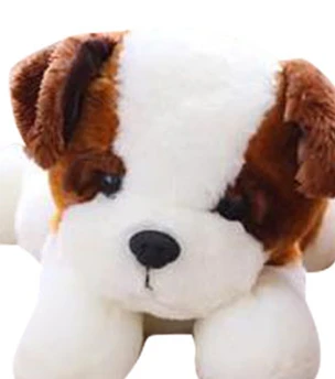 saint bernard Плюшевые мягкая игрушка для собак Шнауцер Английский бульдог Святой Бернард F1Y67C 40 см 1 шт - Цвет: saint bernard