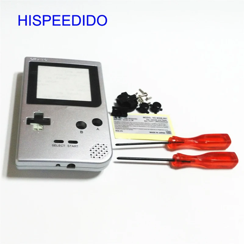 Чехол для Nintendo Game boy Pocket GBP желтый прозрачный синий фиолетовый серебристый 10