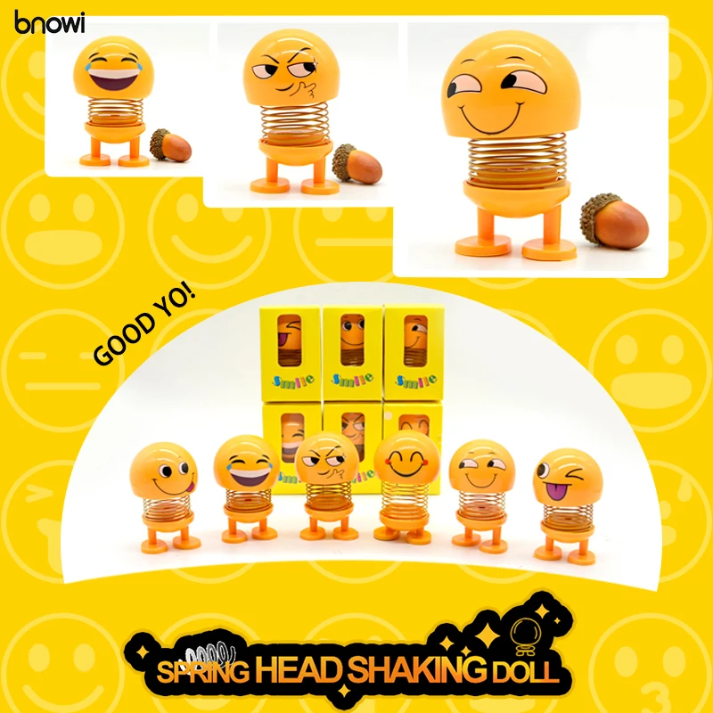 Бесплатная доставка Милая кукла со смайликом украшение автомобиля смайлики