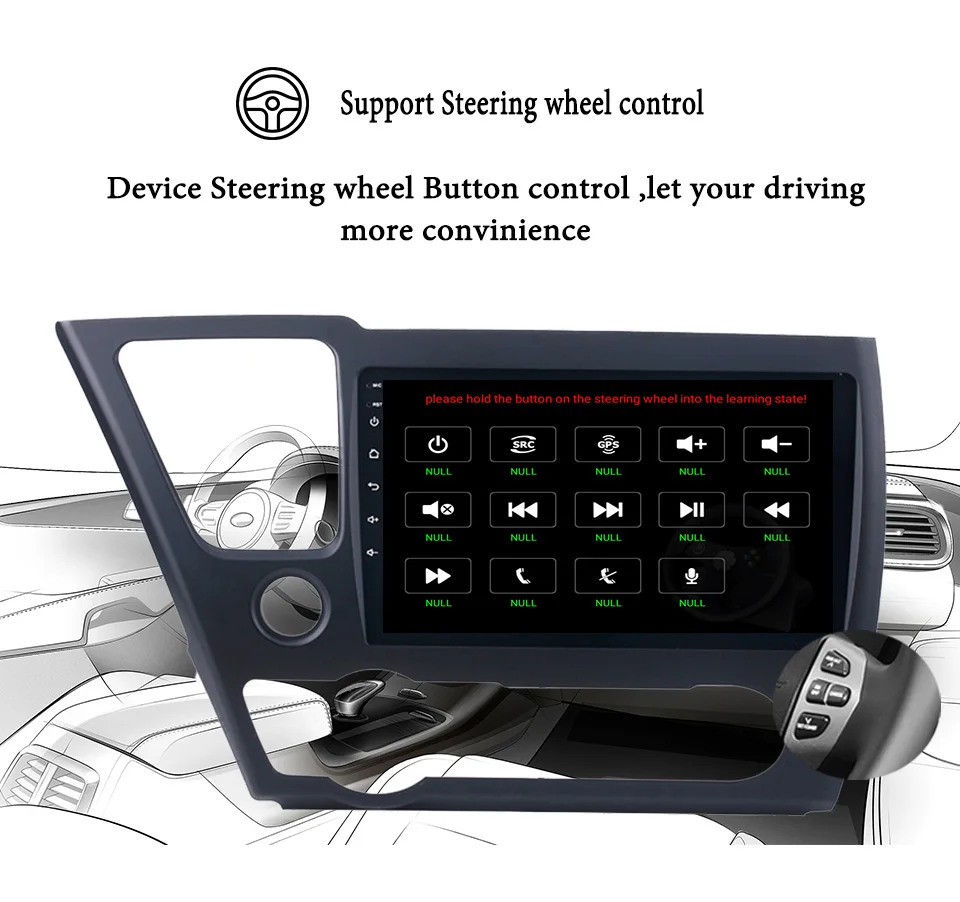 32G ROM Android 9 0 автомобильный Радио DVD GPS Мультимедиа Стерео для Civic салон 2013-2016 dvd EX LX DX