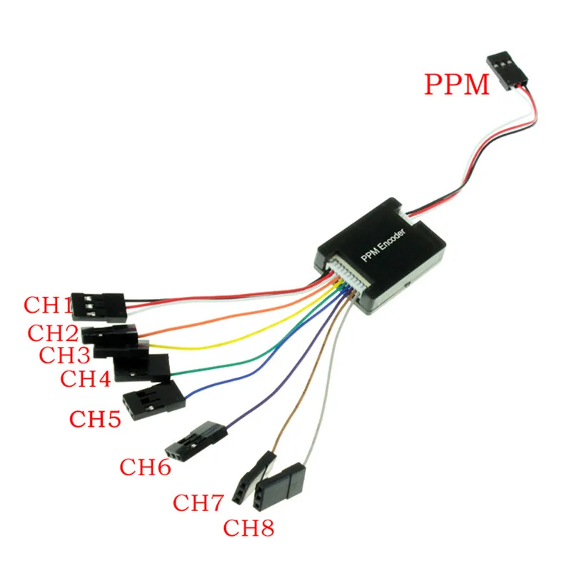 PWM к PPM кодер переключатель для Pixracer Pixhawk PPZ MK MWC Контроллер полета RC модели