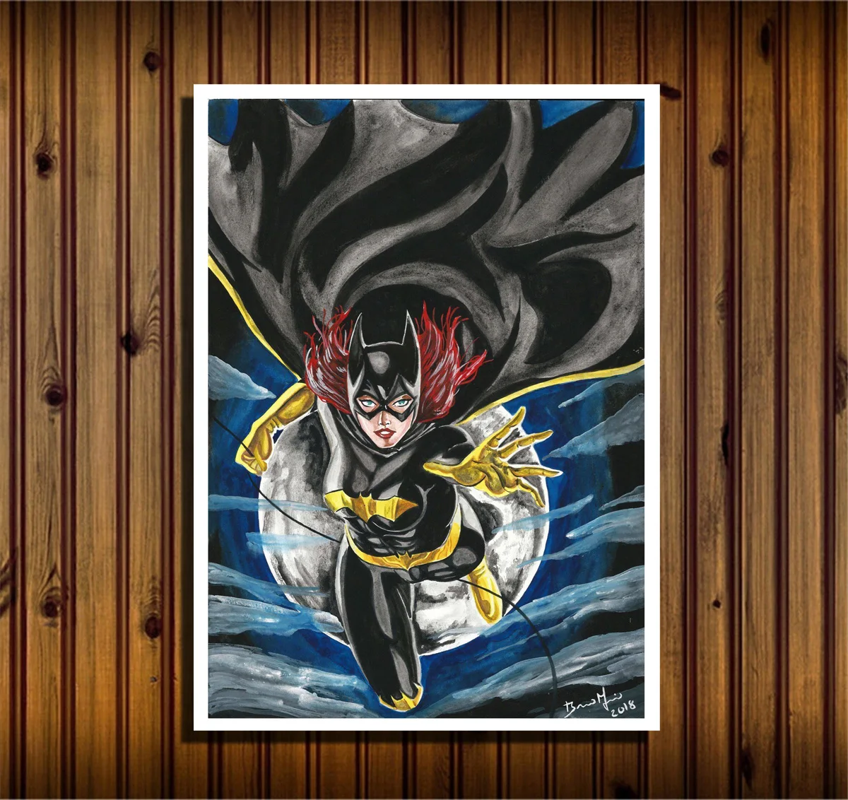 BATGIRL DC Vs Marvels 1 панель украшение на стену живопись маслом Постер холст картина