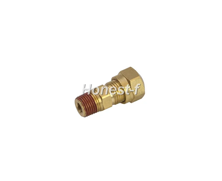 

LTWFITTING DOT Air Brake Male Connector, 1/4" OD x 1/8" Male NPT Compression Fitting