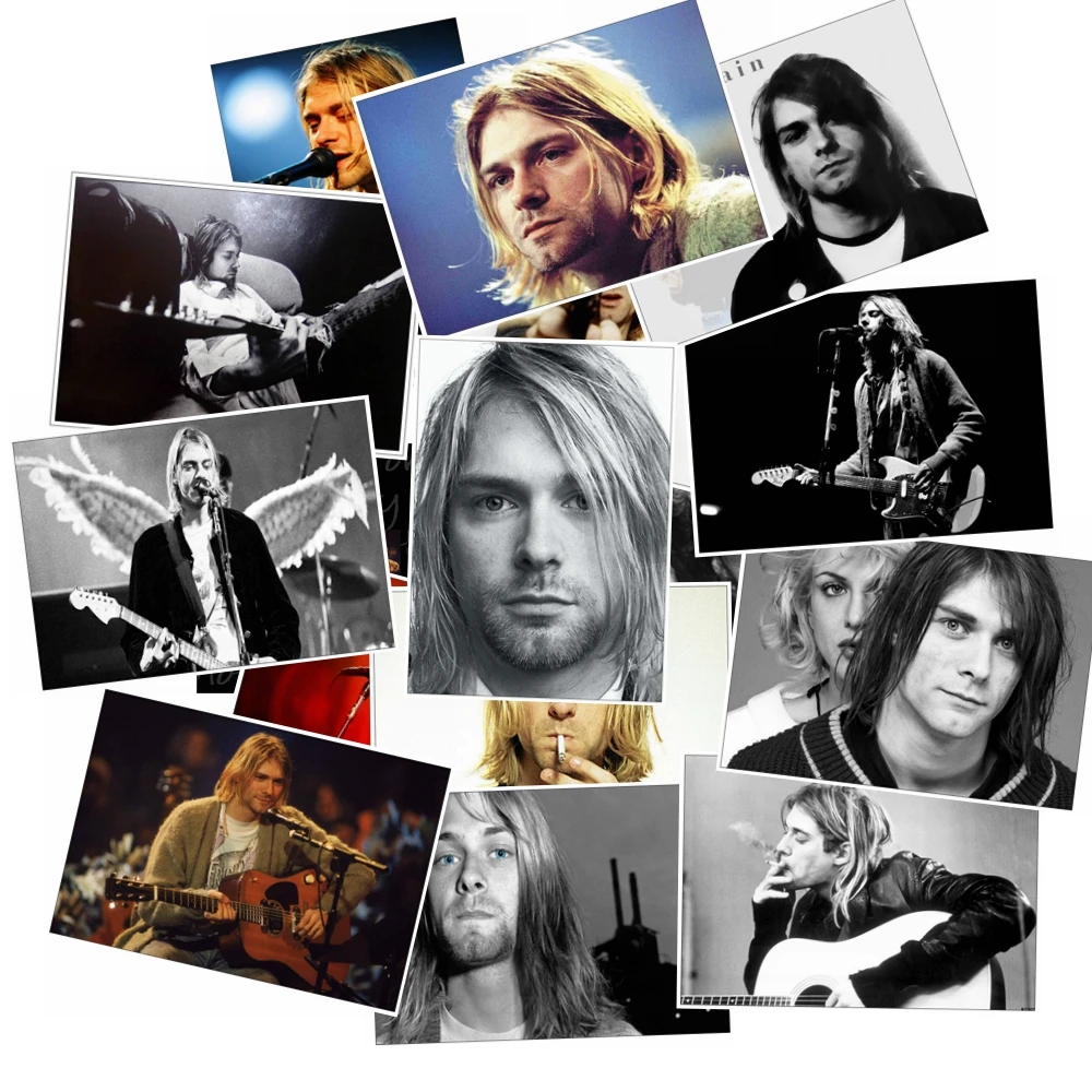 25 шт. Kurt Cobain стикер Музыка Набор наклеек для багажа дорожный Чехол для велосипеда ноутбука тетрадь Детская Игрушка Аниме наклейка s