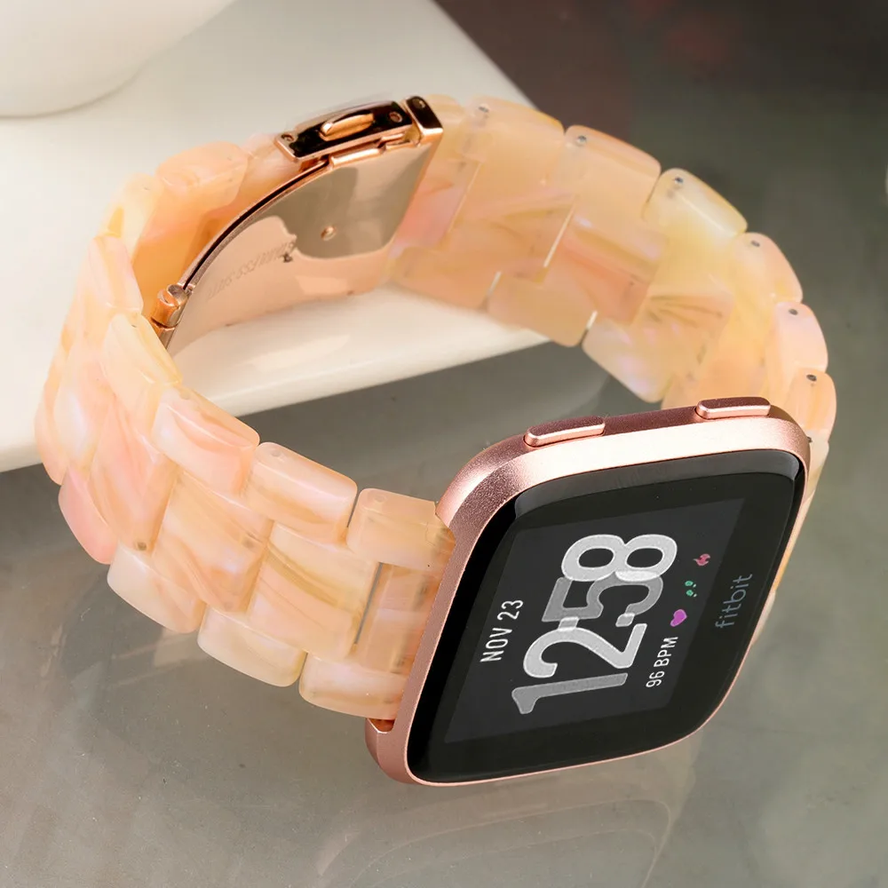 Для женщин смолы ремешок для наручных часов всех Фиттинга 2/Versa Lite Edition/Versa Special Edition