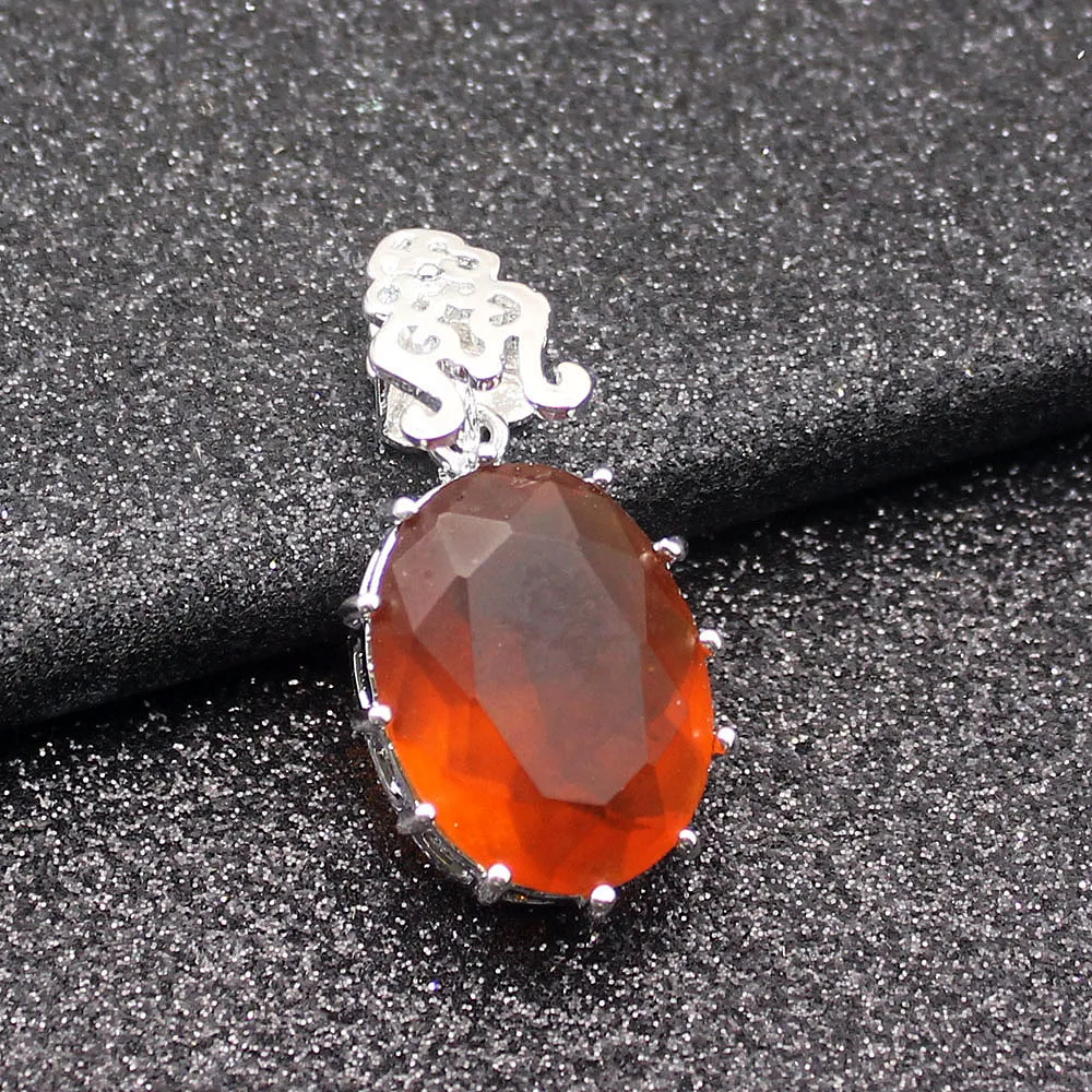 Новое поступление сладкого меда Topaz925 стерлингового серебра Подвески
