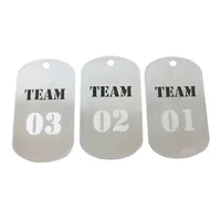 Customized Laser Number Printing Dog Tag for Engraving