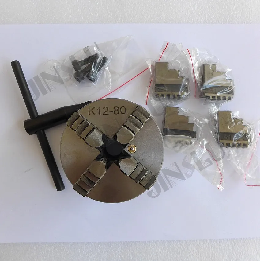 Бесплатная доставка ручная мощность и 4 челюсти самоцентрирующийся токарный