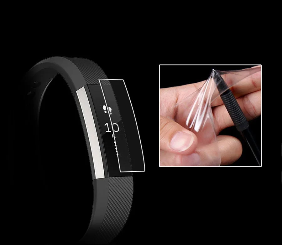 Полная крышка прозрачная защитная пленка для экрана Fitbit Alta HR высокой четкости