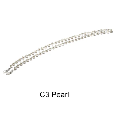 C3 Pearl Ralferty стильные солнцезащитные цепочка для очков из золотистого металла солнцезащитные очки аксессуары Куерда gafas landyard ожерелье для Для женщин - Цвет: C3 Pearl