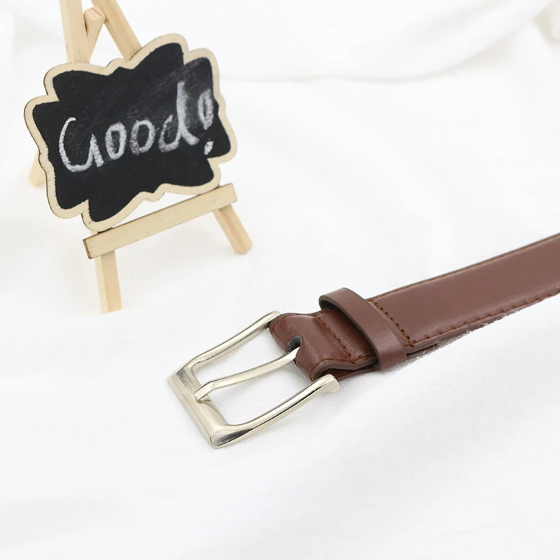 Мужской кожаный ремень высокого качества с пряжкой классический винтажный для