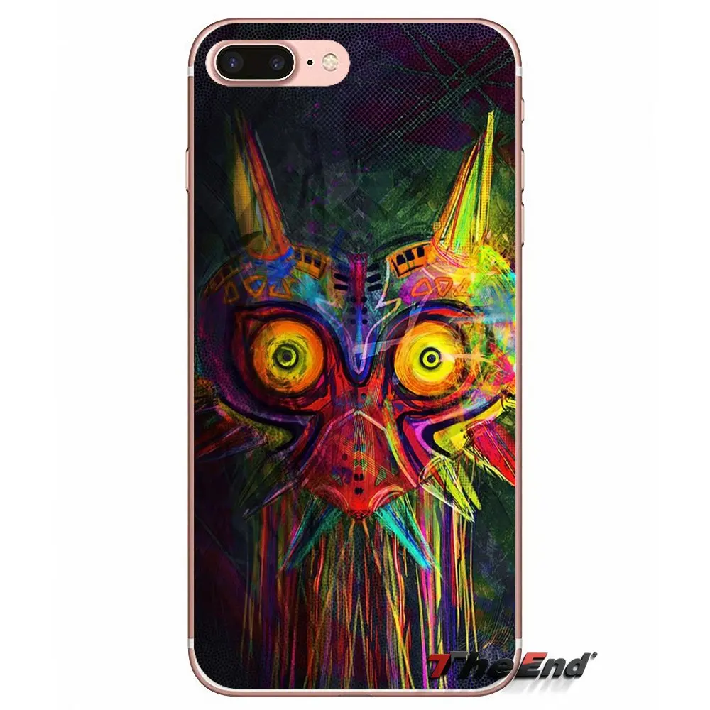 Для Apple iPhone X 4 4S 5 5S SE 5C 6 6S 7 8 Plus 6Plus 7plus 8plus Fundas Coque Legend of zeldas Majora's Mask силиконовый