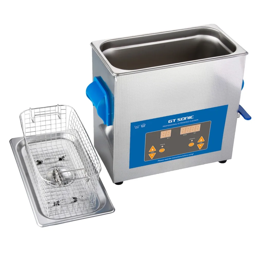 VGT 1860QTD 6L цифровой ультразвуковой очиститель AC 220/240 V для очистки ванны ювелирных