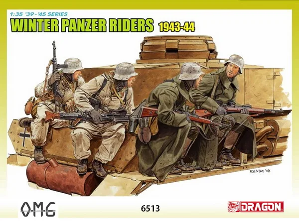 [Дракон] Dra 6513 1:35 зимние Panzer всадники 1943 1944|Наборы для сборки моделей| |