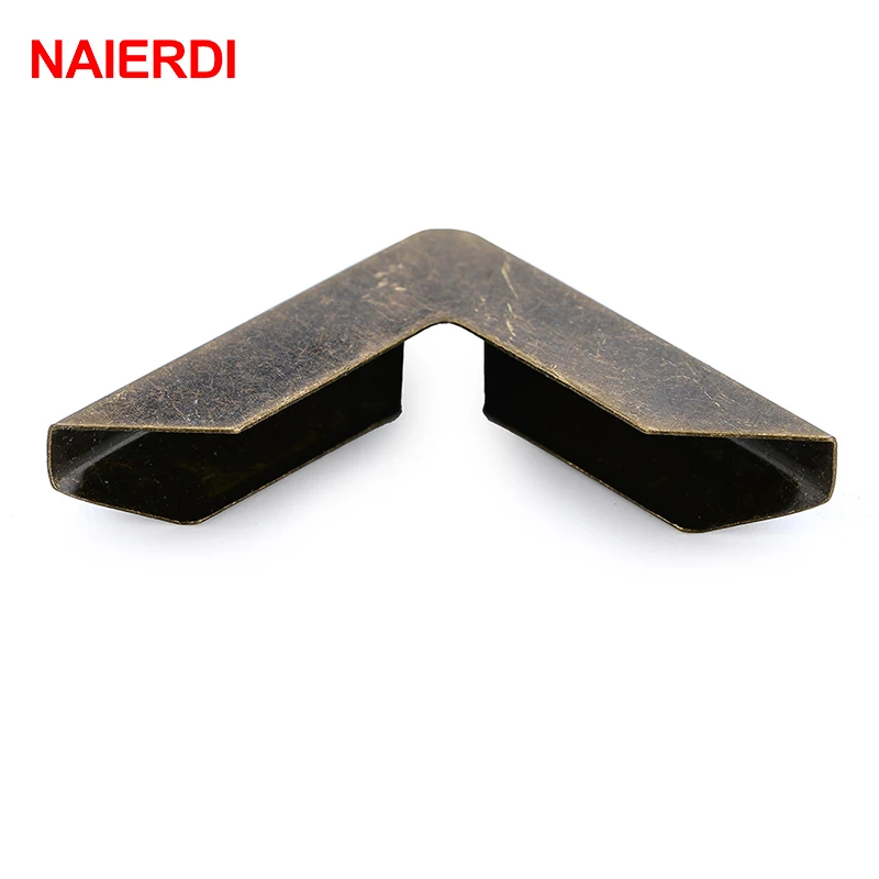 NAIERDI 80 шт. антикварные угловые кронштейны деревянный угловой ящик украшения протектор для ноутбука альбом меню папка мебельная фурнитура