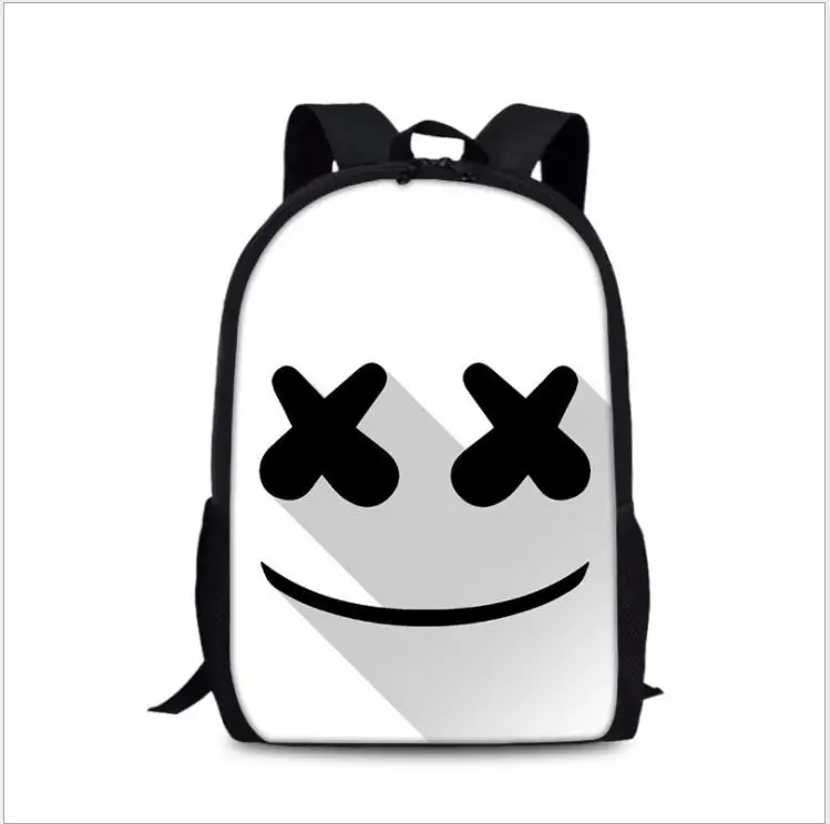 DJ Marshmello Guy школьная сумка для подростков мальчиков и девочек детский