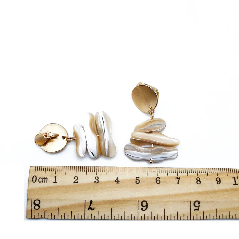 

New Cute Shell Hand Making Clip Earring For Women