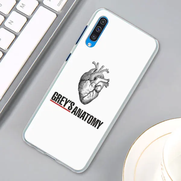07 Серый Анатомия чехол для samsung Galaxy A30 A40 A50 A70 A6 A8 плюс A7 A9 M30 Футляр для телефона - Цвет: 07