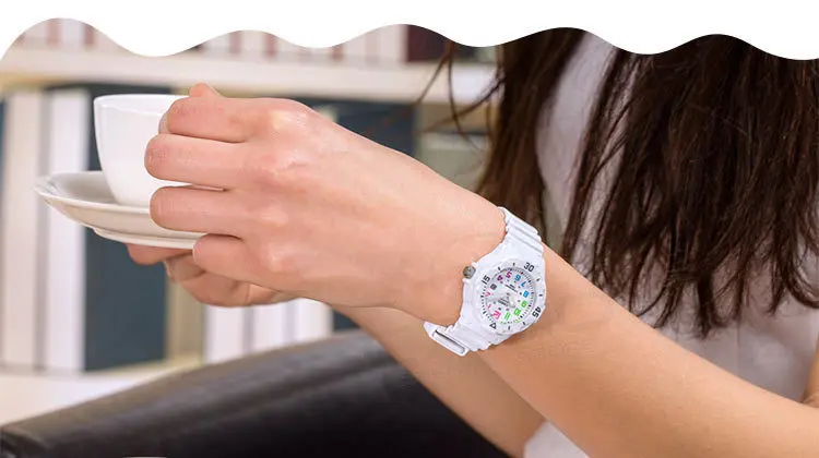 CASIO Часы LRW-200H-4B силиконовый ремешок Спортивная Дата день для женщин влюбленных Пара часы водонепроницаемый подарок relogio feminino настольные часы