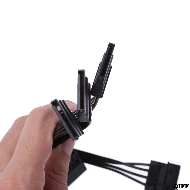 Прямая поставка и оптовая продажа ATX 4 контактный IDE Molex до 5 SATA Serial ATA кабель