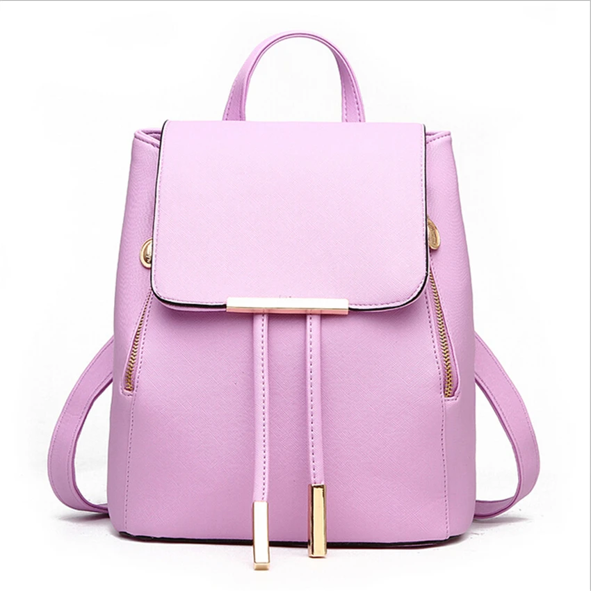 Модные женские туфли рюкзак высокое качество Пояса из натуральной кожи Mochila Escolar