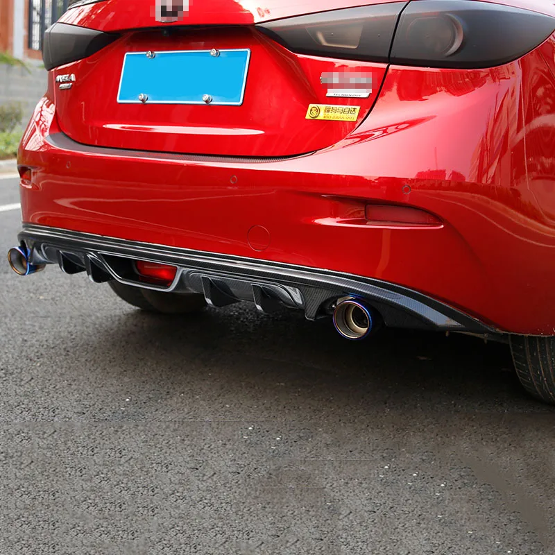 Задний спойлер из АБС пластика для Mazda 3 AXELA 2014 2015 2016 2017|Хромирование| |