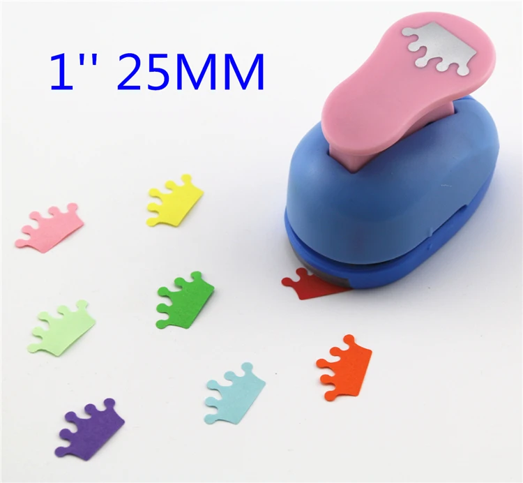 Бесплатная доставка резчик бумаги в виде короны 1 '' Скрапбукинг Дырокол из