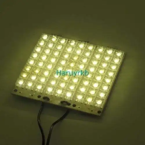 Супер яркий DC 12V теплый белый светильник 72 светодиодный Piranha панельный ing ночной