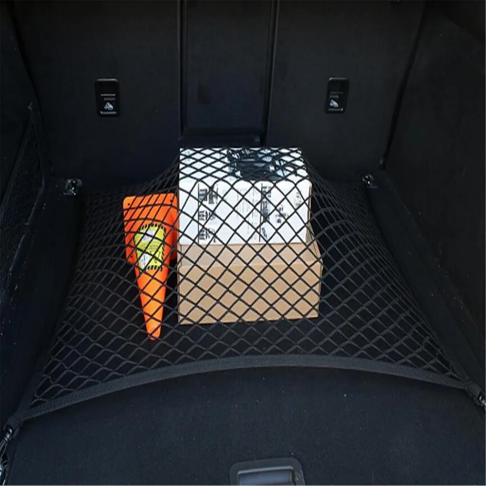 4 Hook Car Universal Trunk Cargo Net Mesh Storage Organizer Auto Accessories For Toyota Hiace Prius V Hilux Land Cruiser Avanza |