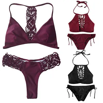 Женский комплект бикини 2017 популярный сексуальный женский новый купальник на