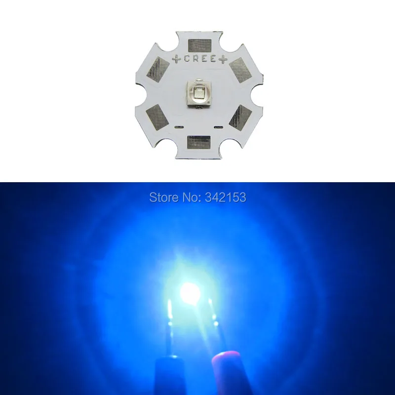 3 Вт Cree XPE2 XP E2 светодиодная эмиттерная лампа красный нм зеленый синий супер яркий