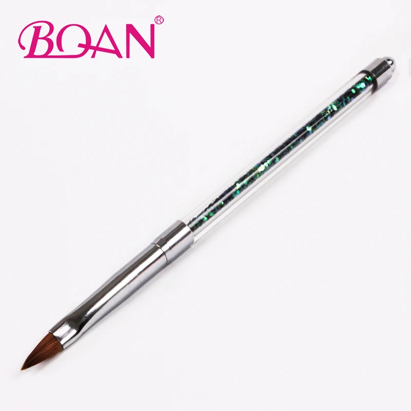 BQAN розничная продажа 1 шт. 2 # кисть для кошачьего языка с зеленым блеском внутри