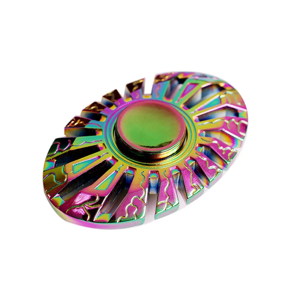 Новый Тор многоцветный Спиннеры Радуга EDC Игрушечные лошадки ручной spiner вращения