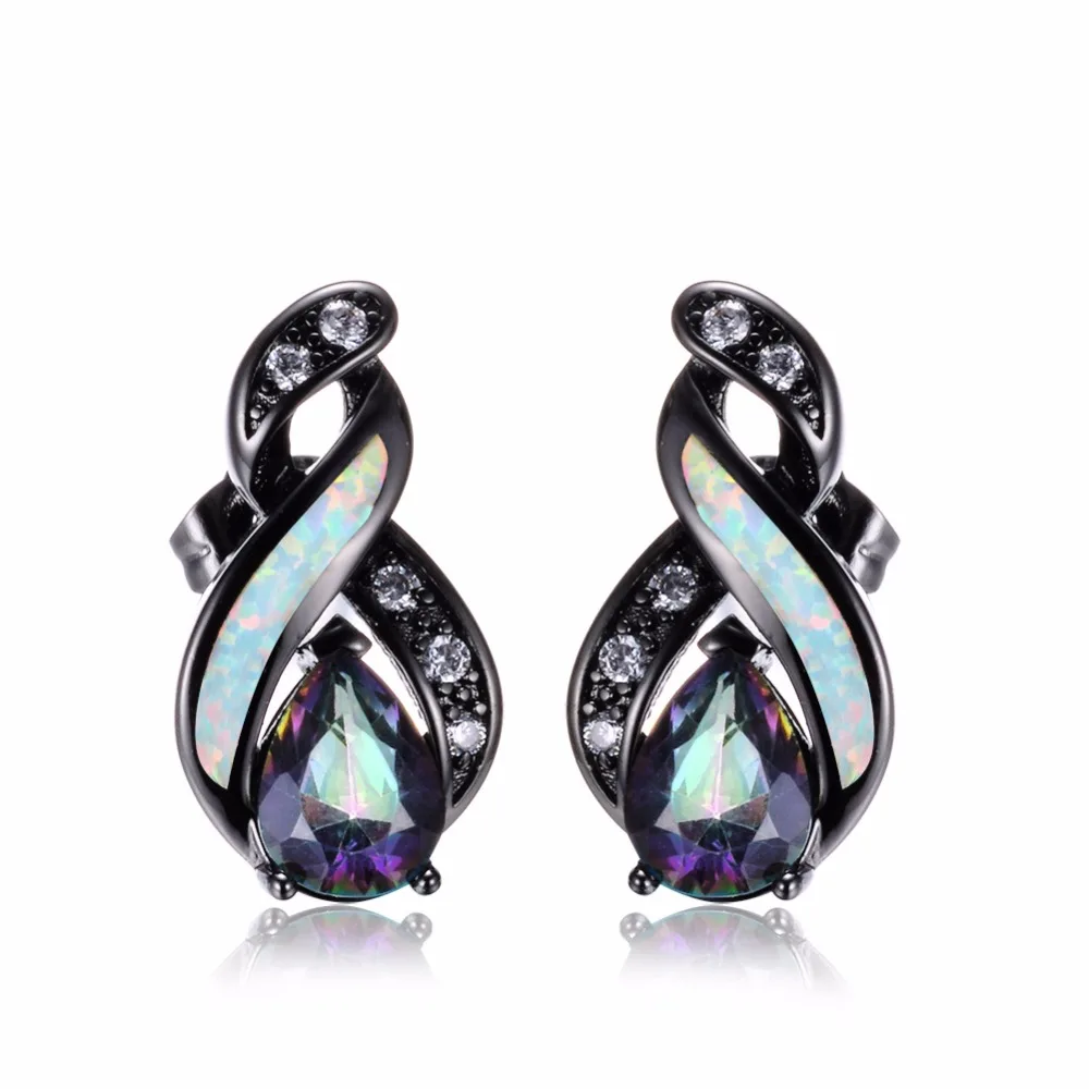 Роскошные сверкающие свадебные серьги Bijoux из циркония Аутентичные Серебряные