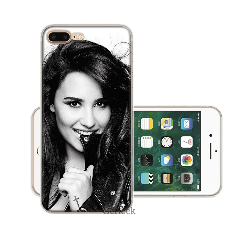 7 Demi Lovato Роскошный телефон чехол для iPhone 7 8 6 6S 5 5S iPhone SE 11 Pro XR X XS максимальный чехол - Color: 7