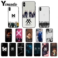 yinuoda kpop boy group monsta x tpu soft phone accessories phone case for iphone 8 7 6 6s plus 5 5s se xr x xs max coque shell