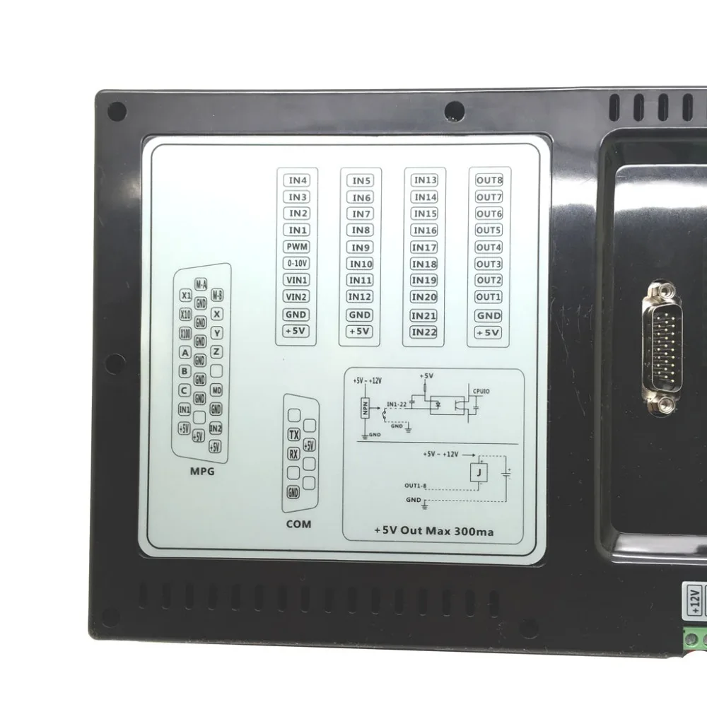 SMC5-5-N-N CNC 5-осевой Автономный контроллер 500 кГц движения 7 дюймов Экран заменить Mach3